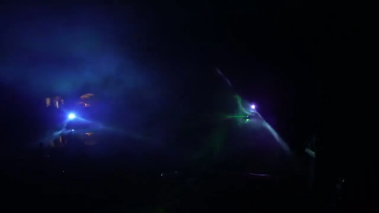 Hologram projection effect controlled wirelessly from a mobile device